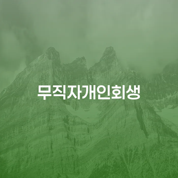 개인회생장단점 개인회생,개인파산으로 확실한 진행