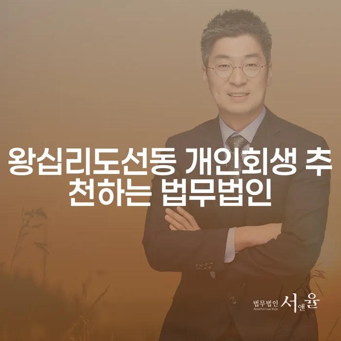 왕십리도선동 개인회생 추천하는 법무법인