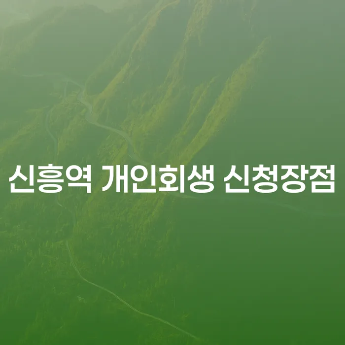 신흥역 개인회생 신청장점